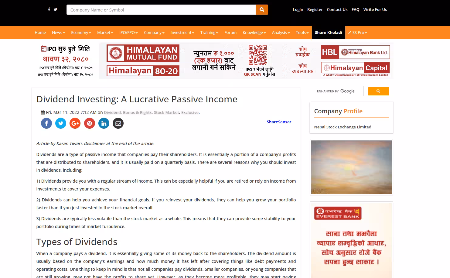 Dividend Investing: A Lucrative Passive Income